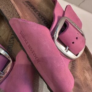 Birkenstock Madrid - Dusty Rose - Big Buckle Leather Sandals   W Size 41/US 10